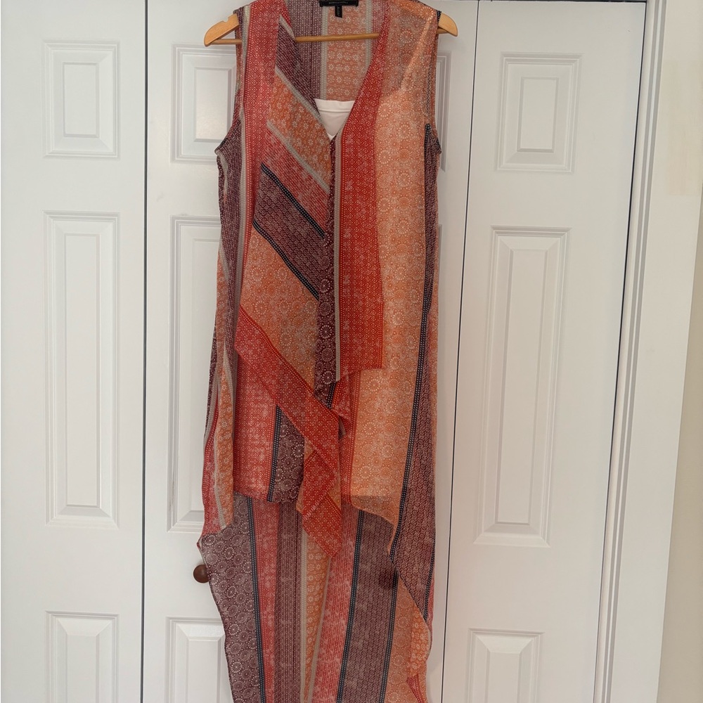 BCBGmaxazria High Low Printed Dress